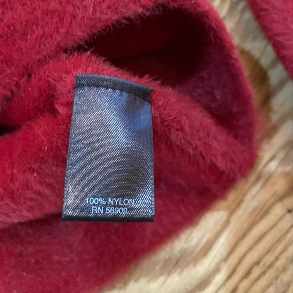 Chelsea & Violet Eyelash Pullover, Deep Red , Size Large - Picture 7 of 11